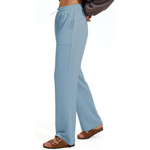 Pantalon de survêtement personnalisé pour femmes avec broderie et étiquette d'impression de logo personnalisé pour l'entraînement et le yoga - Product Image 3