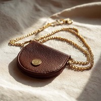 Mode printemps collier long mini sac porte-monnaie pochette personnalisée en cuir véritable PU