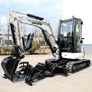 Excavatrice 3.5 tonnes livraison rapide moteur Kubota pelle sur chenilles mini ensacheuse ferme usage domestique 1 2 tonnes Euro 5 CE - Product Image 1