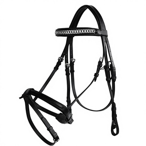 Customizable Premium <b>Leather</b> Horse Bridle 100% QC Checked Equestrian Riding Equipment Strong Durable Horse Tack Gear - Product Image 1