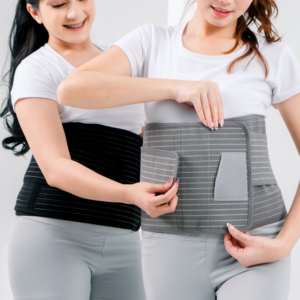 Corset en bambou nano ultra fin, ultra doux, respirant, avec sangles élastiques en coton pour le soutien de l'abdomen/de la taille/du dos, confort quotidien - Product Image 5