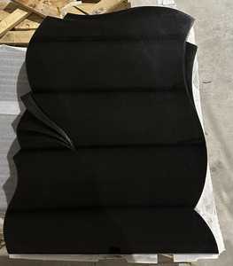 Monumentos de Granito Negro, Tamaño Personalizado, Modernos, Pulidos, Lápidas Negras Absolutas - Product Image 3
