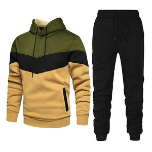 Conjuntos de chándal para hombre Sudadera con capucha y pantalones Mujer Jersey con capucha de color sólido + Pantalones Traje Ropa deportiva informal Conjuntos Hombre - Product Image 5