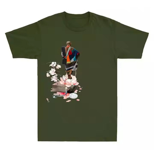 เสื้อยืดคอตตอน 100% หนานุ่ม ใส่ได้ทั้งชายและหญิง พิมพ์ลายกราฟิกตามสั่ง สไตล์สตรีทแวร์ สีพื้น ย้อมสีแบบเรียบง่าย คุณภาพสูง พิมพ์ลายด้วยเทคนิค DTG สำหรับผู้ชาย เหมาะสำหรับฤดูใบไม้ร่วง - Product Image 6