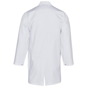 Bata de hospital blanca personalizada Bata de laboratorio médico unisex para médicos OEM ODM Proveedor directo de fábrica - Product Image 5