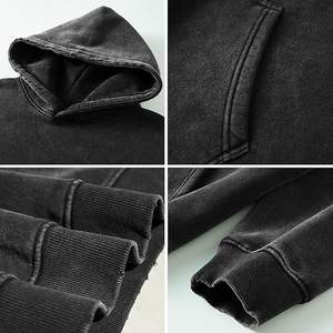 450gsm Mens Hoodies Pullover Oversized Hoodie Wash Plush Cotton Sudadera con capucha Vintage Heavyweight Hoodie Men Streetwear - Product Image 2