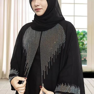 2025 nouvelles pierres modestes Abaya pour les femmes musulmanes et élégante robe Abaya pour dames Maxi femmes musulmanes robe - Product Image 1