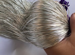 Poids léger Bullion Wire Thread Quantité Bullion Wire Thread Meilleure qualité Rose Gold Bullion Dabka Purl Wire Prix de vente entier - Product Image 3