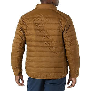 Vente chaude veste à bulles personnalisée hommes hiver tissu épais poids lourd hommes à capuche doudoune téléchargée par robe de sport - Product Image 2