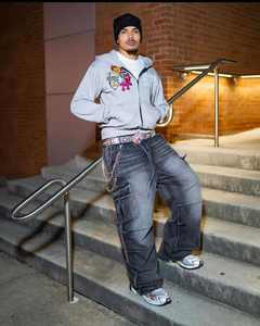 Sudadera con capucha y cremallera personalizada de alta calidad para hombre, sudadera de fabricación desgastada con parche bordado con apliques de rizo francés de algodón - Product Image 1