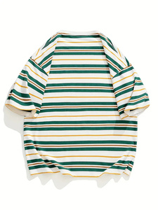 Venta al por mayor 2024 superventas camisetas de hombre patrón sólido 100% algodón stock a granel y fardos de mezcla ropa usada - Product Image 5