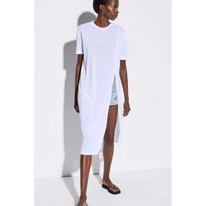 T-shirt à manches longues pour femme, col fendu, style décontracté Y2K avec motif de personnage animé, taille XXS - Crop top respirant - Product Image 3