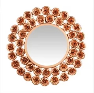 Round Metal Wall <b>Mirror</b> <b>Frame</b> Modern Design Style Premium Rustic Wedding Eco-Friendly Decoration for Interiors - Product Image 6