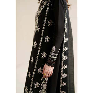 ชุดสูทปักลายสำหรับผู้หญิง zaib 3ชิ้นพร้อมตาข่ายคาดดิเอ็มบ์ Dupatta และ Trouser-BIC-4923 - Product Image 4