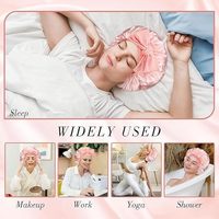 Bonnet en Soie de Mûrier Personnalisable Anti-Statique pour la Nuit, Protection Capillaire, Vente en Gros, Emballage Personnalisé, Bonnet en Soie pour la Chambre à Coucher