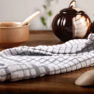 Serviettes de bain éponge de golf à la main grises 100% coton Groupe d'âge tissé à séchage rapide enfant - Product Image 1