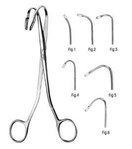 Pince à pierres rénales Randall de haute qualité 7.5 pouces 19.1cm mâchoires dentelées entièrement incurvées/légèrement incurvées par Endochoice Medical - Product Image 5