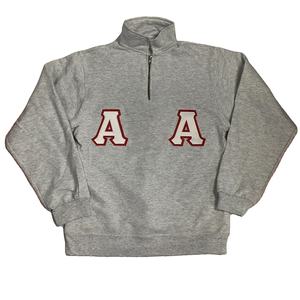 เสื้อครอปซิป 1/4 แขน ผ้าฟลีซ 100% คอตตอน สำหรับผู้ใหญ่ แบบยูนิเซ็กซ์  ปักลาย ระบายอากาศ น้ำหนักเบา แห้งเร็ว ลายพื้นสีพื้น ไซส์พลัส - Product Image 1