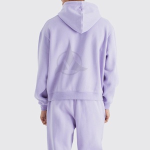 Custom Printed Flared Sweat Suits 100% Cotton Breathable Lightweight <b>Pants</b> & Hoodie Set All Sizes Available Low MOQ - Product Image 4