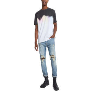 T-shirt Oversize Uomo Guess Ombre 100% Cotone Stile Hip Hop Stampa Sublimatica Bianco Taglia S - Product Image 3