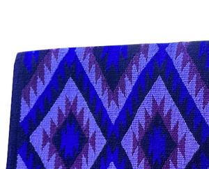 Vente en gros de tapis de selle multicolores de style western en laine de Nouvelle-Zélande de qualité supérieure, très demandés, avec extérieur en vison pour l'équitation - Product Image 2