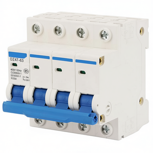 เครื่องตัดวงจร C20 4 P 400V 50Hz DZ47 63A 4ขั้วสวิตช์ขนาดเล็กอุปกรณ์ป้องกันไฟฟ้า - Product Image 2