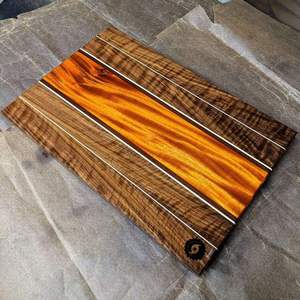 Tabla de cortar de bambú ecológica, bloque de cocina Bambus natural con diseño decorativo para uso diario - Product Image 5