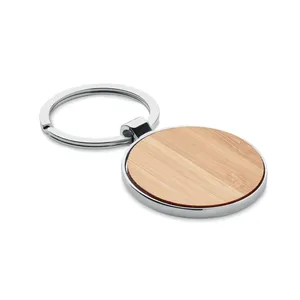Portachiavi in Bambù Ballarat, Portachiavi e Moschettoni Promozionali Sostenibili - Product Image 4