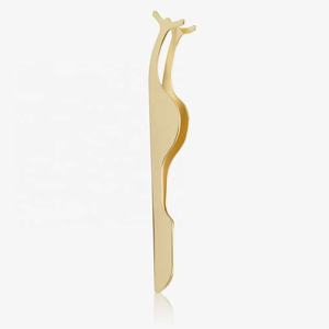 Grey Rocks Aplicador de pestañas de grado profesional Rose Gold Elegance Puntiagudo Acero inoxidable de alta calidad Rocas grises más vendidas - Product Image 2