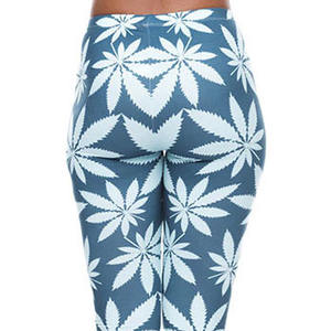 Mallas de yoga para entrenamiento con impresión por sublimación personalizada atlética para mujer - Product Image 5