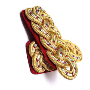 New Arrival Custom Handmade Metal <b>Cord</b> Shoulder Board Badges Highest Quality Epaulette Shoulder Boards - Product Image 5