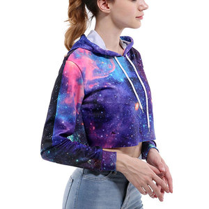 เสื้อฮู้ดครอปสำหรับผู้หญิง ขายดีที่สุดสำหรับฤดูหนาว ใช้กลางแจ้ง ทนทาน เป็นมิตรกับสิ่งแวดล้อม ระบายอากาศได้ดี แฟชั่นทันสมัย - Product Image 6