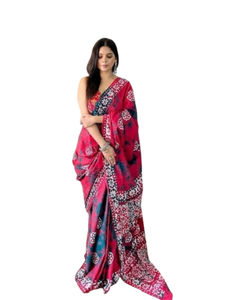 ELITE BRIDAL FANCY LIGHT WEIGHT SEDA TIPO SAREES Samuthrika Vasthra Kalas Style Wedding Indian & Pakistani Sari Ropa Vesta - Product Image 1
