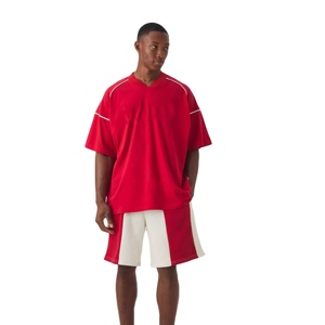 Conjunto corto personalizado de 2 piezas para hombre, conjunto de chándal deportivo de verano, trajes de sudor al por mayor, conjuntos lisos de verano, chándales para hombre 2026 - Product Image 4