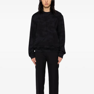 Sweat-shirts pour hommes à logo imprimé personnalisé, coupe classique, 100% coton molleton, hiver, uni, teint, écologique, OEM, vente en gros - Product Image 6