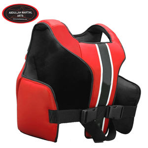 Protection Thoracique de Haute Qualité pour la Boxe, Couleurs Noir et Rouge, Meilleure Vente 2026, par ABDULLAH MARTIAL ARTS - Product Image 2
