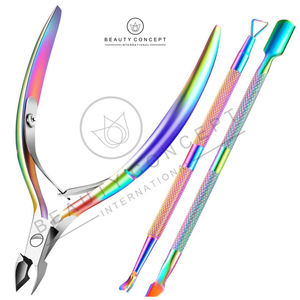 Tijeras de acero inoxidable para cutículas, cortador de tijera, removedor de piel muerta, manicura, pedicura, arte de uñas de Beauty Concept International - Product Image 4
