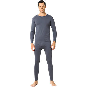 Sous-vêtements thermiques pour couples, hommes et femmes, écologiques, antistatiques, fins, longs, respirants, combinaison chauffante d'hiver - Product Image 4