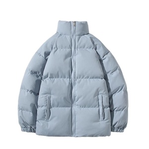 Men Winter Casual Stand Collar <b>Plus</b> <b>Size</b> <b>Waterproof</b> Zipper Knitted Puffer <b>Jackets</b> Wool Liner OEM Customization Manufacturer 2026 - Product Image 1