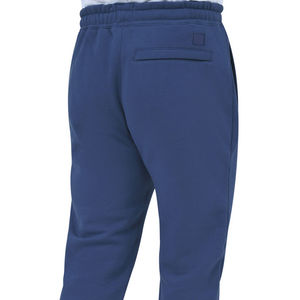 Customizable M Blue Plain Sweatpants Comfortable <b>Elastic</b> Waist Casual Polyester Cotton <b>Trouser</b> Flat Front <b>Men's</b> Pants <b>Trousers</b> - Product Image 5