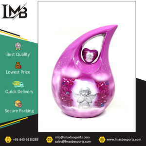 Experiencia en profundidad El proveedor ofrece suministros funerarios de estilo europeo Urnas de cremación de lágrima de aluminio Florero de cenizas de metal de bajo precio - Product Image 4