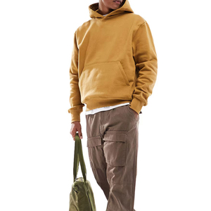 Professional Manufacturer High Quality Heavyweight Cotton Pullover Oversized Hoodie for Men Reasonable Price Men Hoodie - Product Image 3