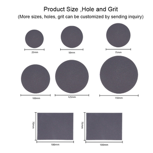 Cát Giấy Bọt 2000 Grit 6Inch 150Mm Hook & Vòng Sanding Pad Nhôm Oxide Sponge Giấy nhám Sanding Khối Cho Ô Tô - Product Image 2