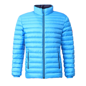 Chaqueta de Invierno para Hombre, Estilo Moderno, de Lona, Acolchada, con Logotipo Personalizado, Chaqueta Deportiva ODM con Cuello Alto para Adultos - Product Image 1