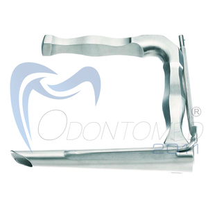 Lame de laryngoscope à fibre optique réutilisable Odontomed 2011 Macintosh, manche ODM-25-07F, instrument chirurgical en acier inoxydable et plastique - Product Image 2