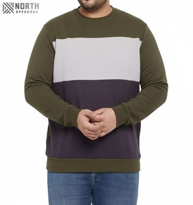 Pull sweat col rond qualité nouveau Design de mode hiver respirant coton polaire toutes taille100 % coton hiver hommes sweat - Product Image 1