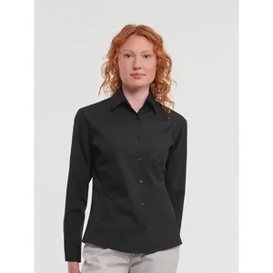 Polo a Maniche Lunghe in Cotone da Donna, Prodotto Promozionale per Merchandising Aziendale - Product Image 6
