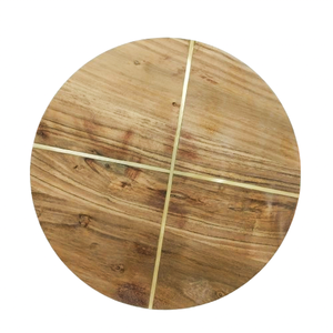 Belle planche à découper en incrustation de laiton de forme ovale taille personnalisée planche à découper en bois d'acacia et résine d'Inde - Product Image 2