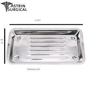 Bandeja dental de acero inoxidable autoclavable para hospitales y clínicas Instrumentos quirúrgicos Basis Scaler Tray Instruments - Product Image 1