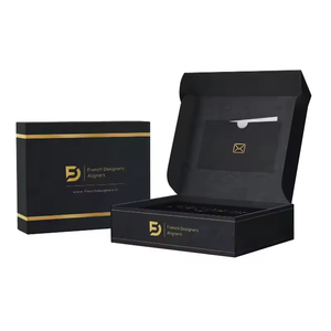 KAER Kraft Paper Mailer <b>Box</b> With <b>Magnetic</b> Closure High-End Cosmetic Packaging Rectangle Shape UV Logo Printing - Product Image 4